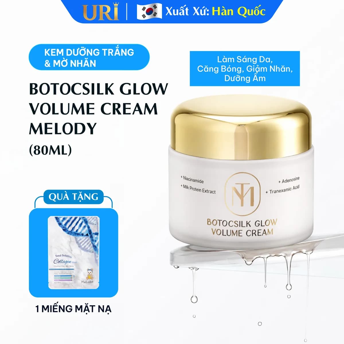 Kem Dưỡng Botocsilk Glow Volume Cream MELODY 80ml