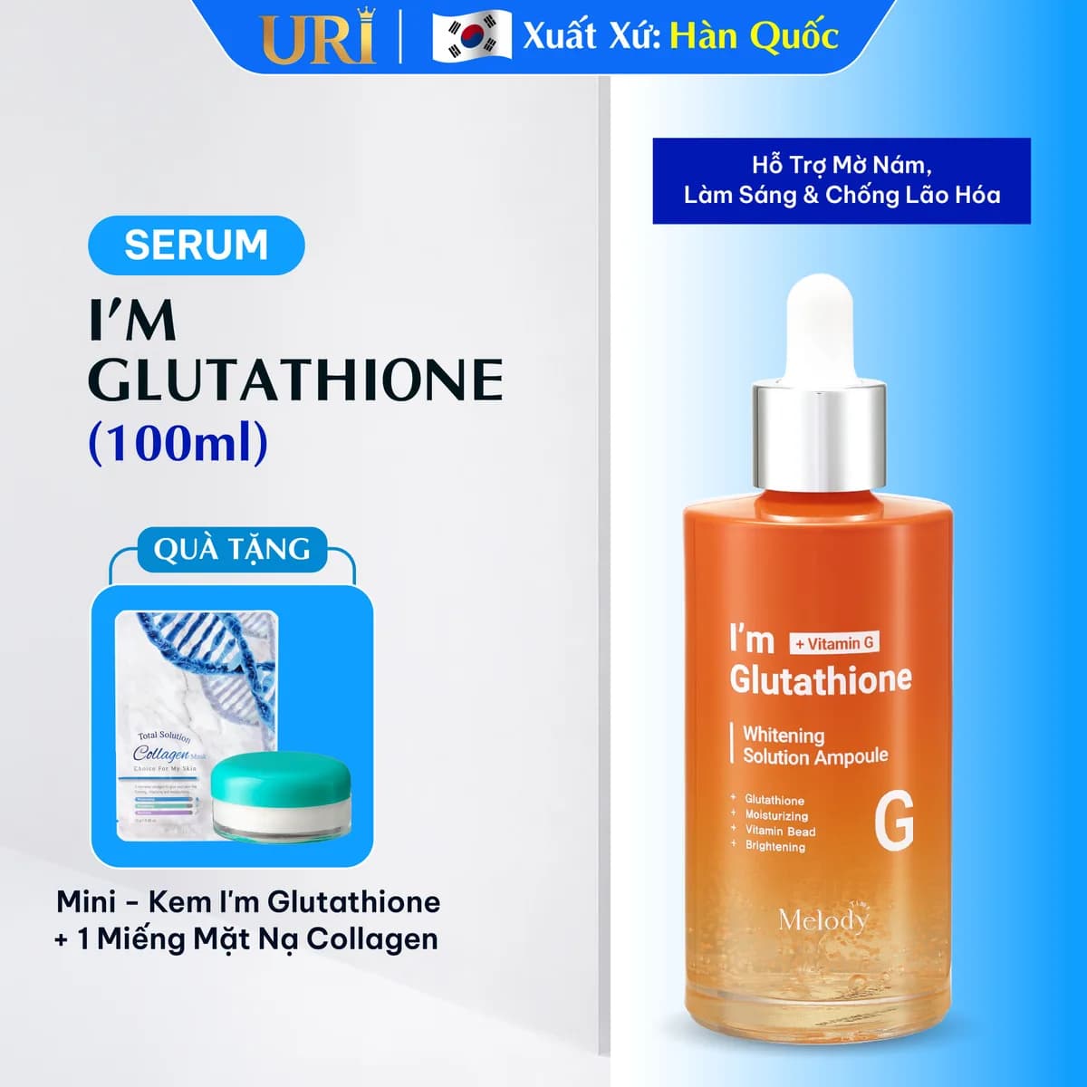 Serum I’m Glutathione 100ml - Hỗ Trợ Mờ Nám, Sáng Da